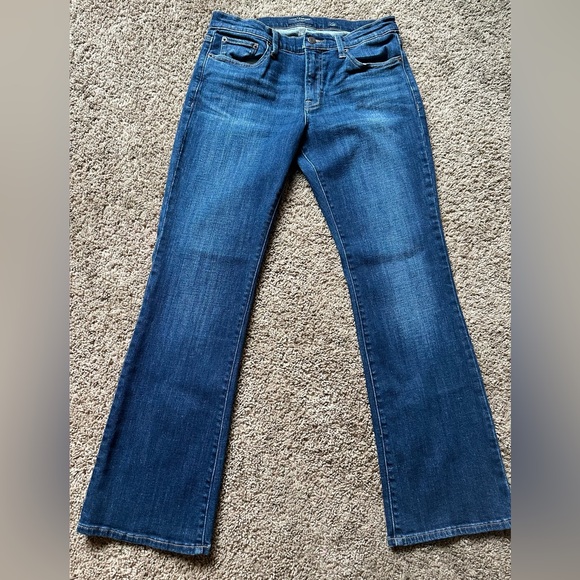 Lucky Brand Women’s Dark Wash Sweet Boot Ankle Jeans Size 10 - Picture 1 of 10